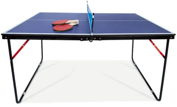 Odin Table Tennis Table 137x76x67cm - 12mm MDF - incl. 1 net, 3 Balls & 2 Bats