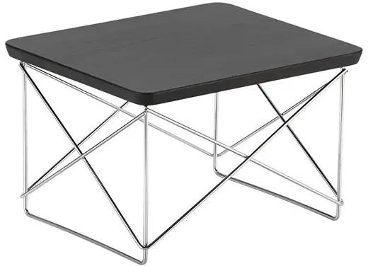 Vitra Occasional LTR Bedside Table Smoked Oak/Chrome