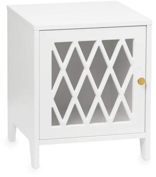 Harlequin Bedside Table - white - FSC® Mix